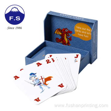 Colourful Flash Round Corner Children Playing Card